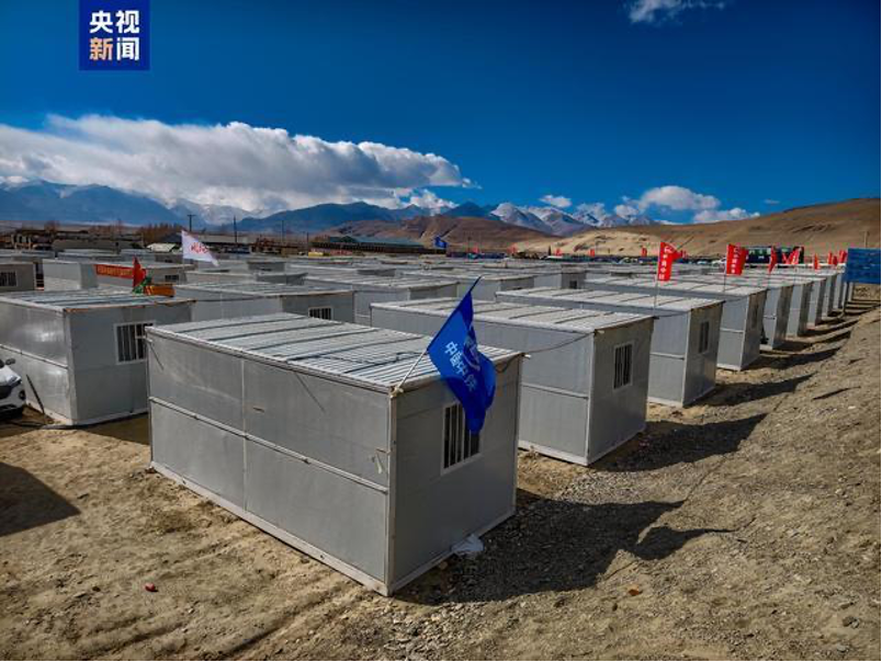 基地局は全面開通 仮設住宅2198棟が完成=チベット・ティンリ地震