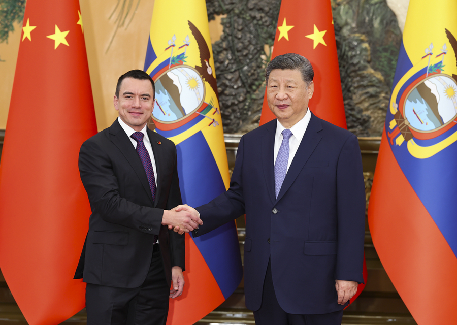 習主席 エクアドル大統領と会談