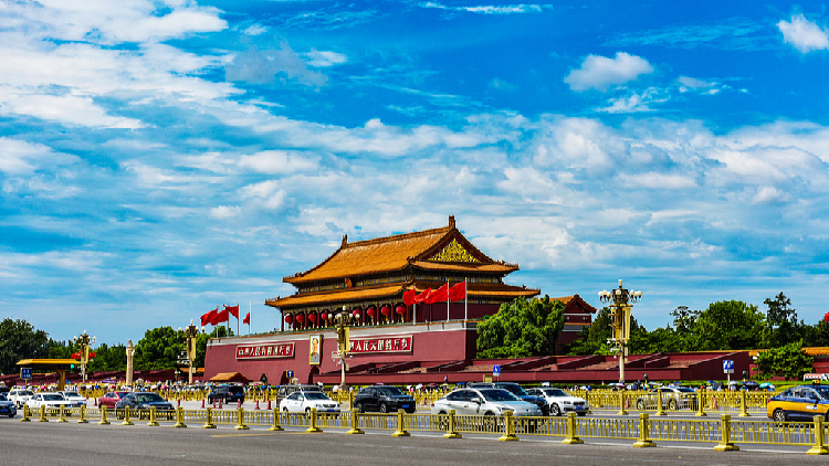 Ein Blick auf den Platz des Himmlischen Friedens (Tian’anmen-Platz). (Foto / VCG)