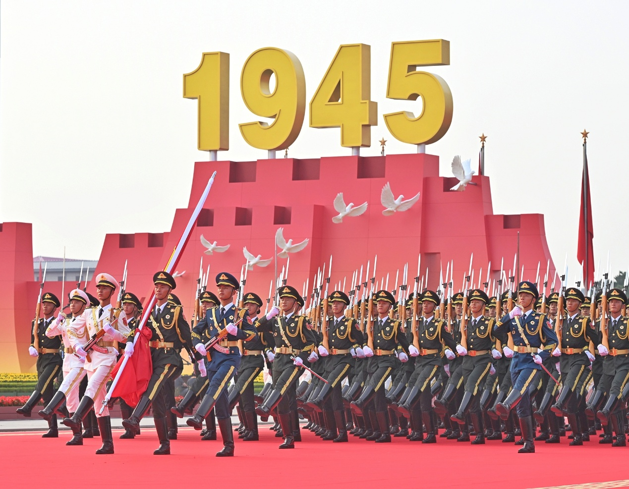中国人民抗日戦争・世界反ファシズム戦争勝利80周年記念大会が北京で開催