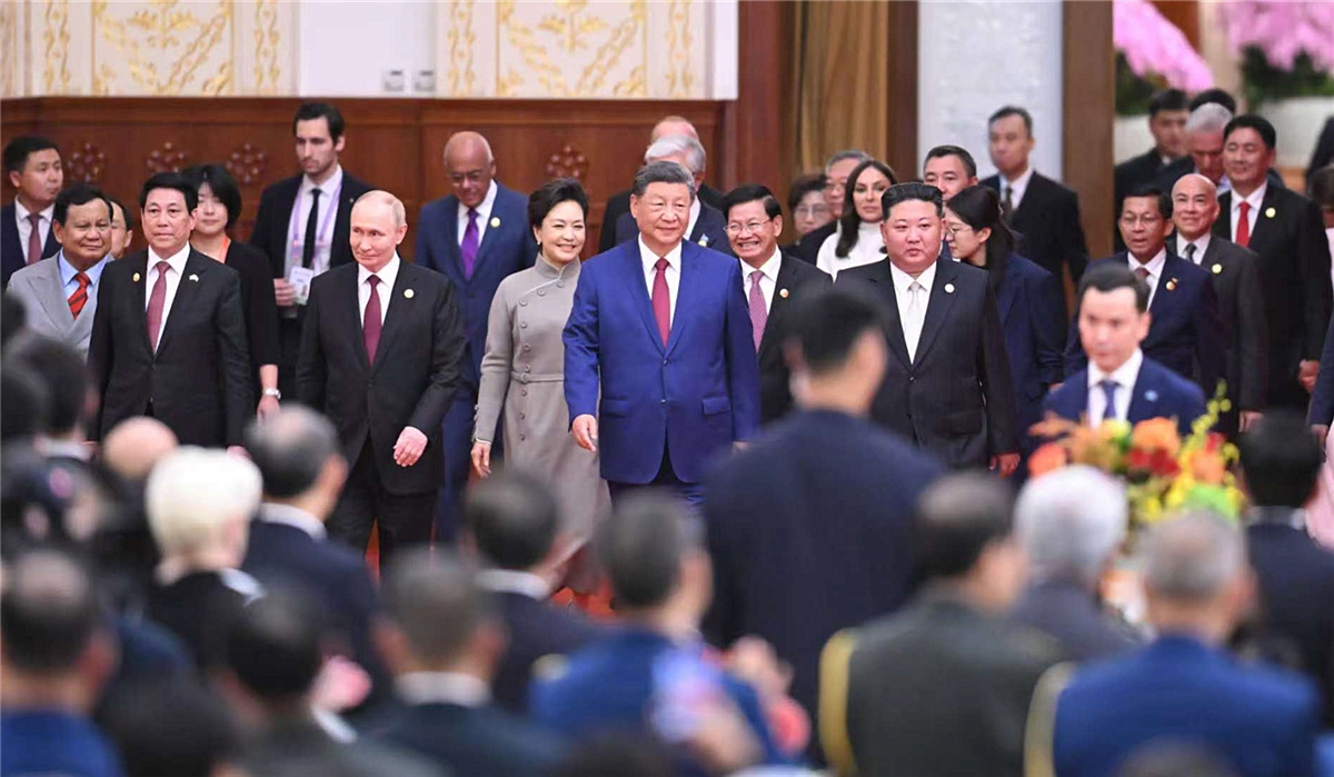 中国人民抗日戦争・世界反ファシズム戦争勝利80周年記念レセプション