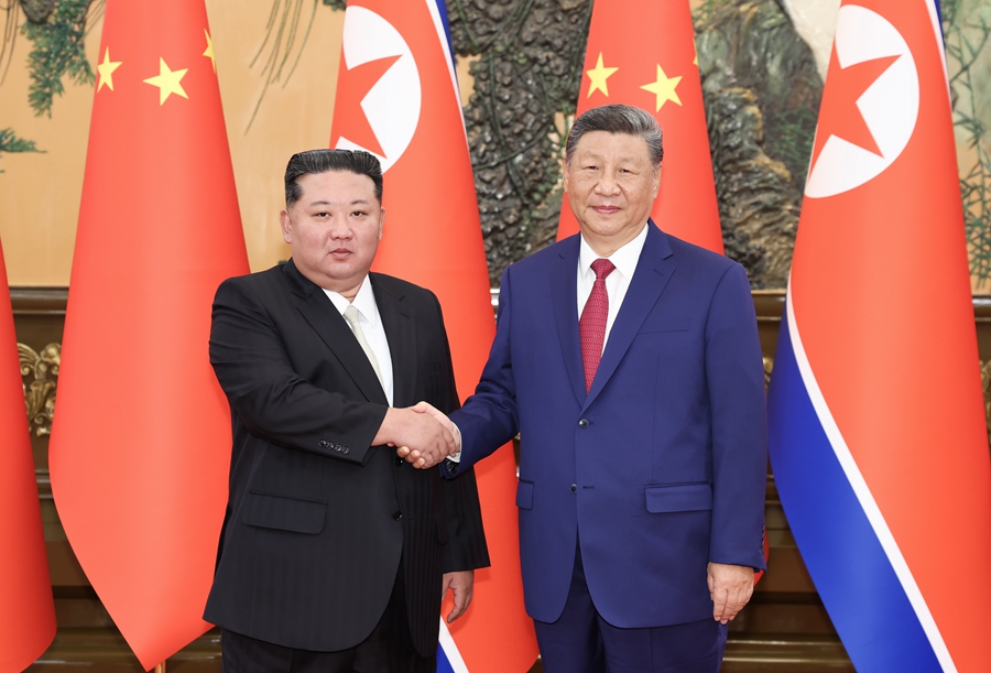 習近平総書記 金正恩朝鮮労働党総書記と会談