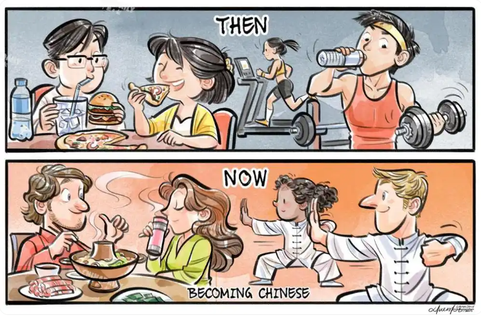 Stili kinez bëhet viral në rrjetet sociale globale