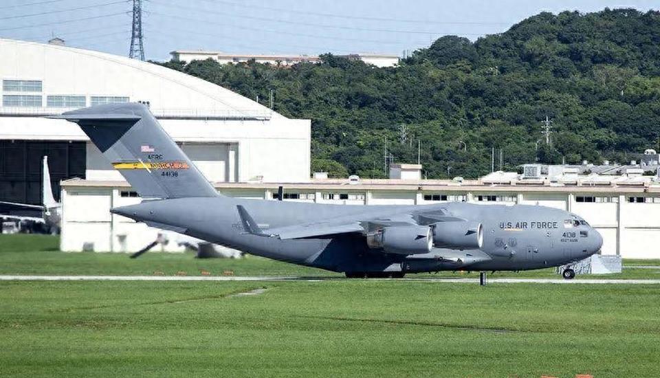 複数の米軍大型輸送機 在韓米軍基地から出発